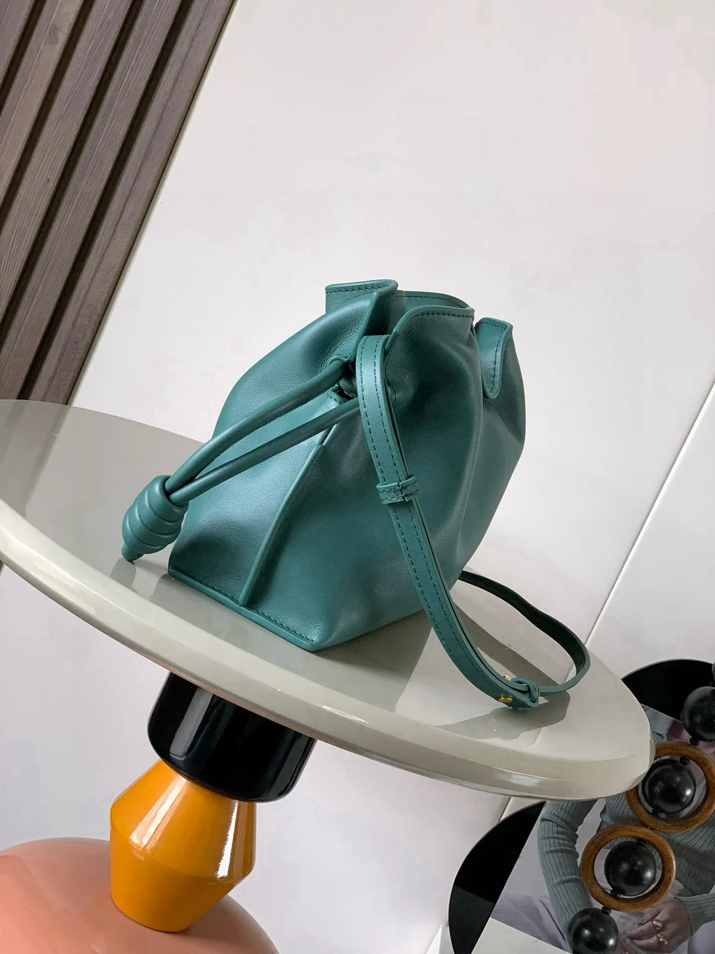 Loewe 小牛皮 福袋迷你 纳帕牛皮革Flamenco手拿包 托特包 大容量托特款