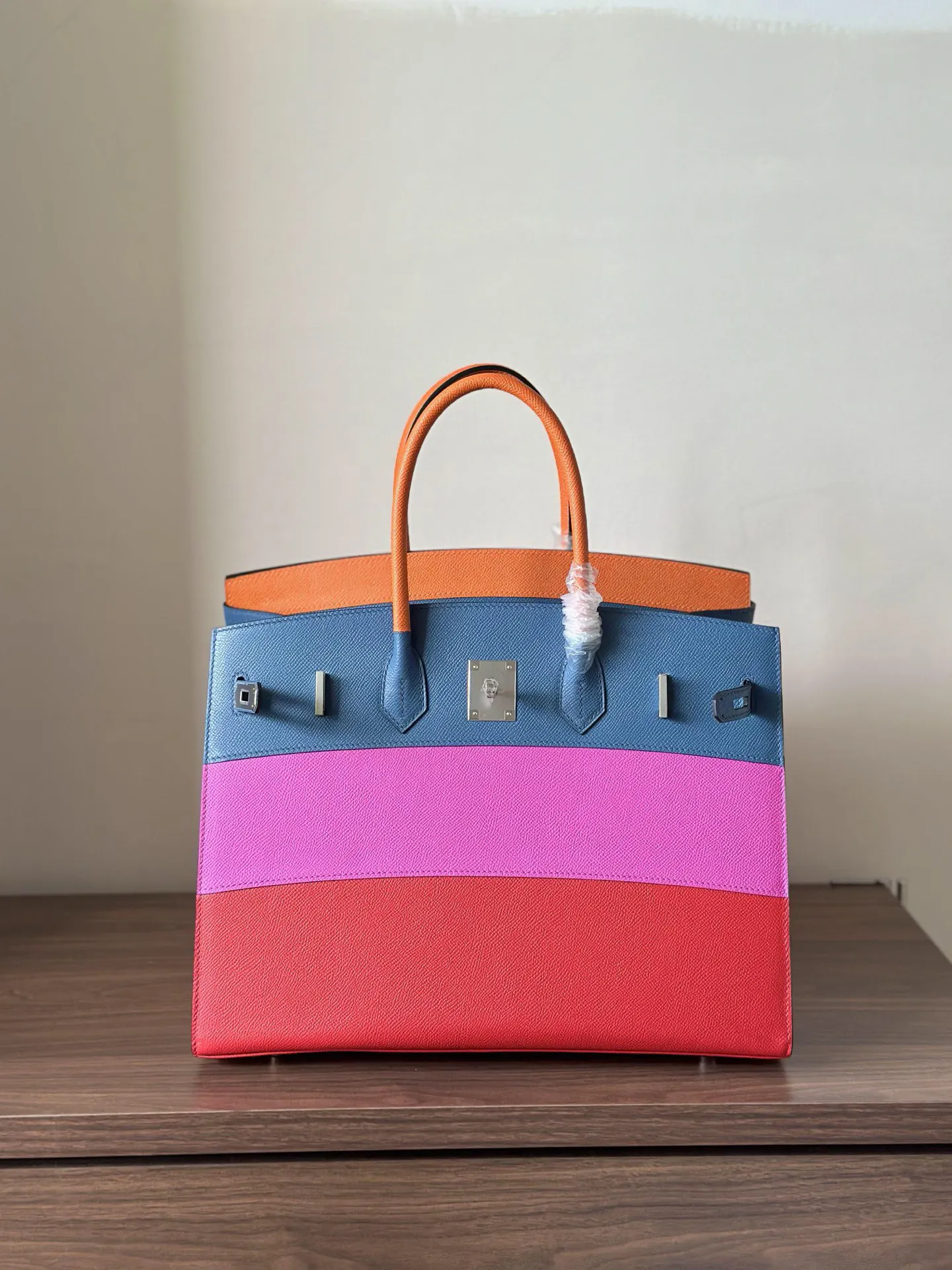 Hermès Birkin 拼色 手提包