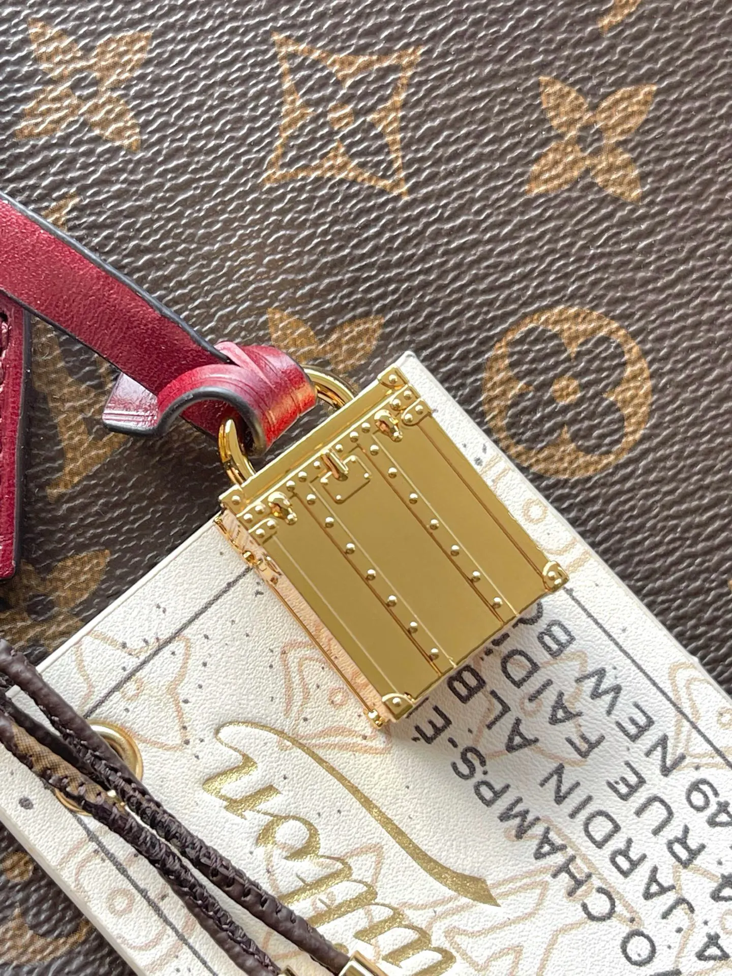 Monogram Chain Bag Canvas