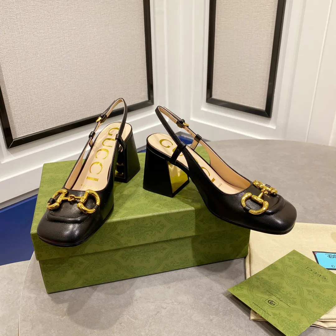 Gucci Horsebit 黑色 高跟鞋