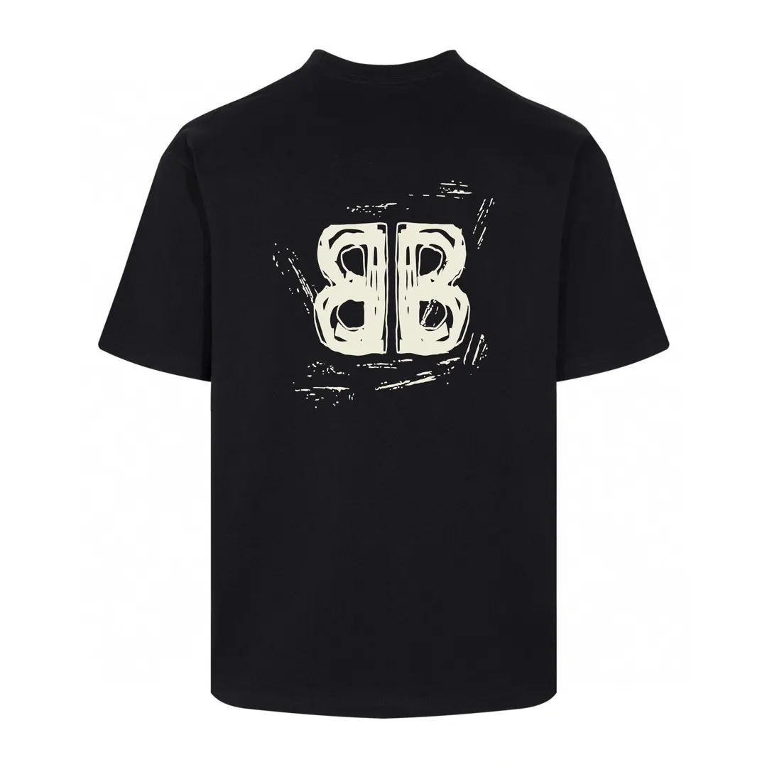 Balenciaga Black Short Sleeve T-Shirt Loose