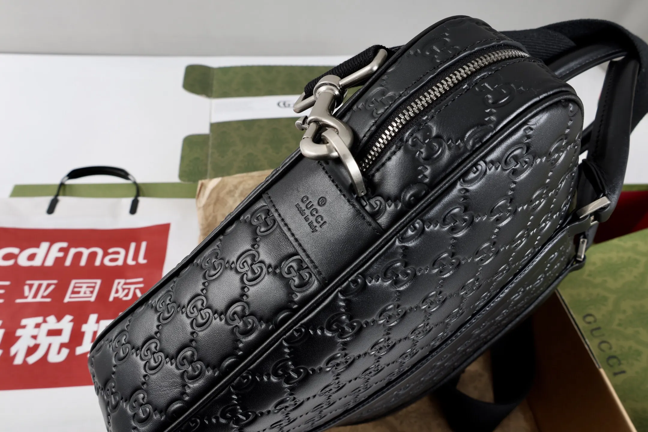 Black Briefcase Business Commuter Leather