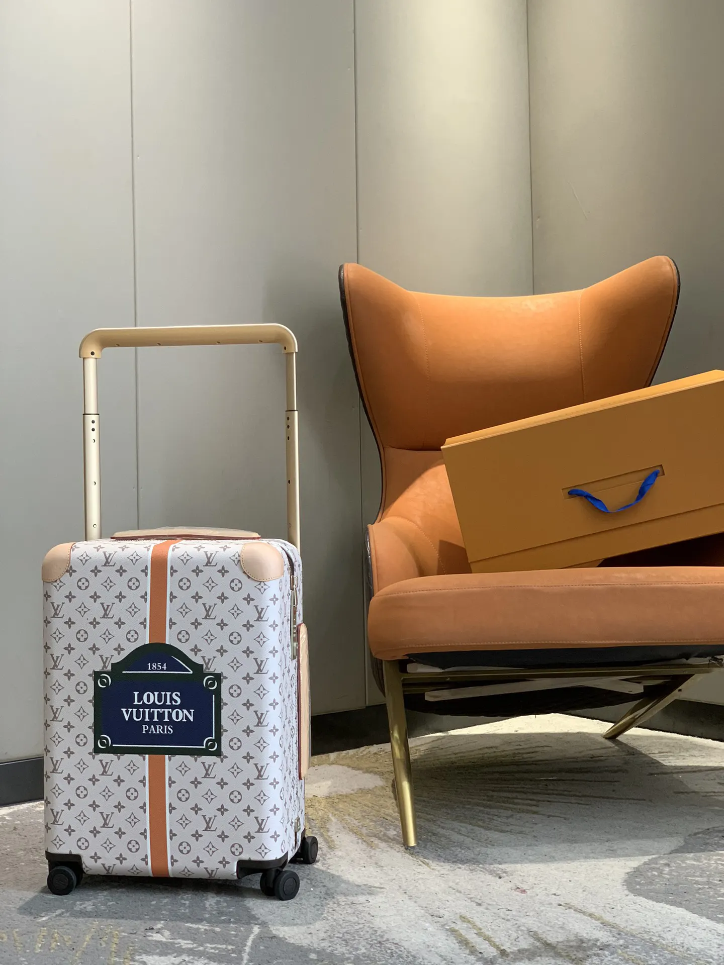 Gray Silver Suitcase Travel Lightweight