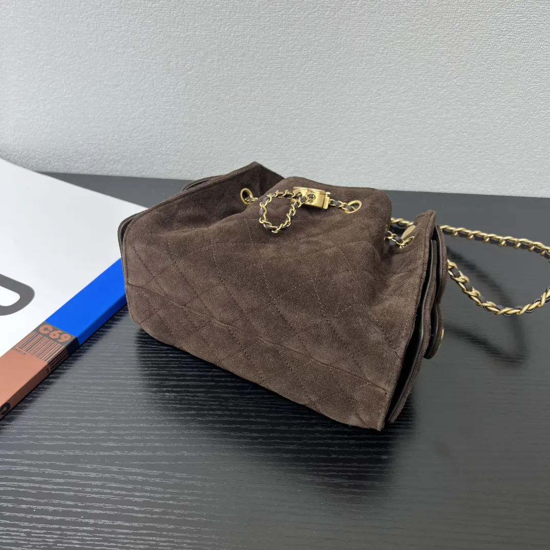 麂皮 嬉皮包 mini 麂皮 復古做旧五金 尺寸 手提包 通勤手提款