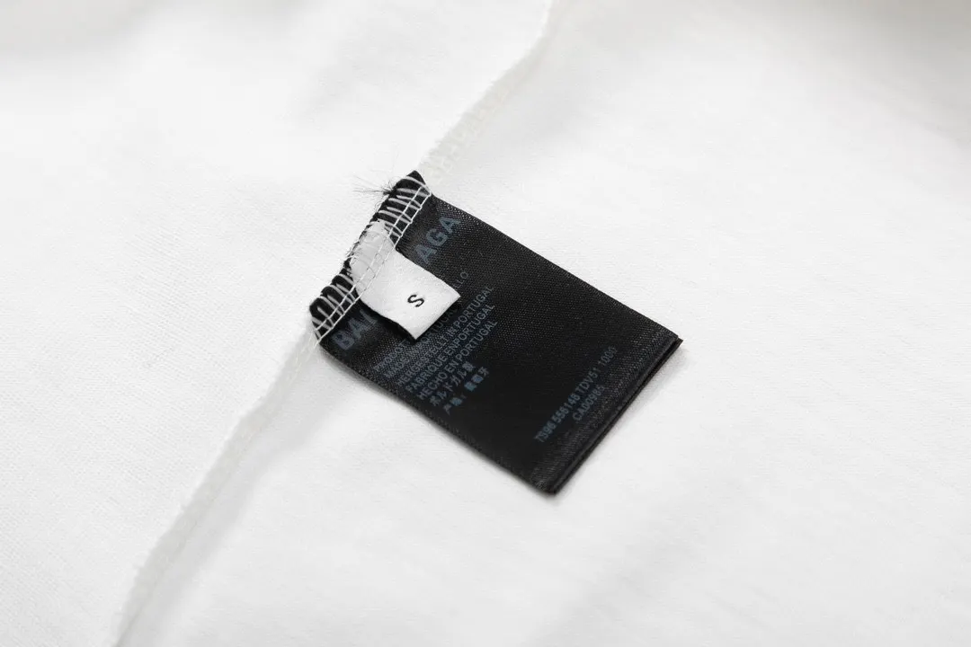 Balenciaga Black Short Sleeve T-Shirt Loose