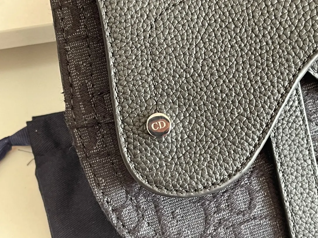 Dior Saddle Black Crossbody Bag Image 7 Dior Saddle Black Crossbody Bag Image 7