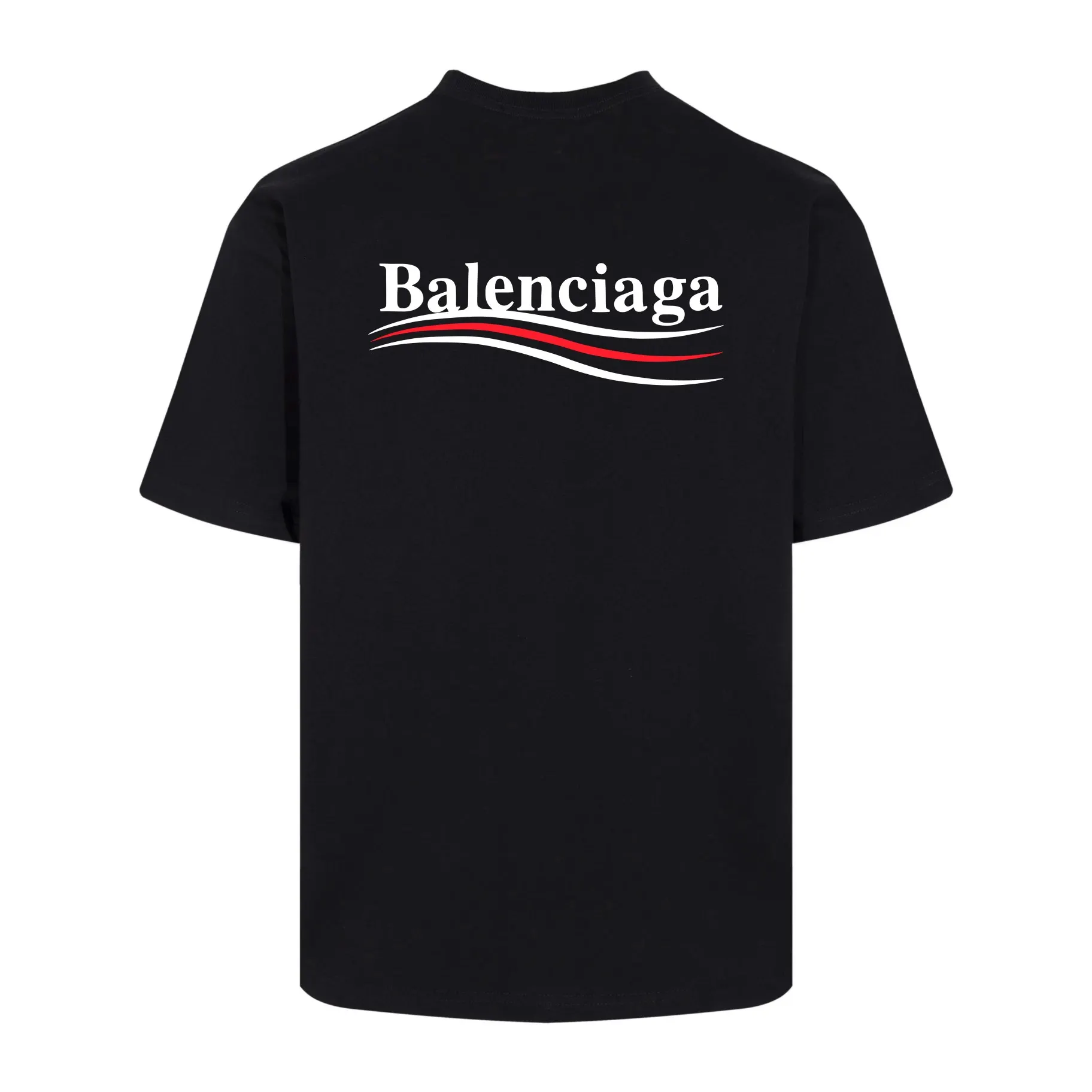 Balenciaga 黑色 短袖T恤 宽松休闲