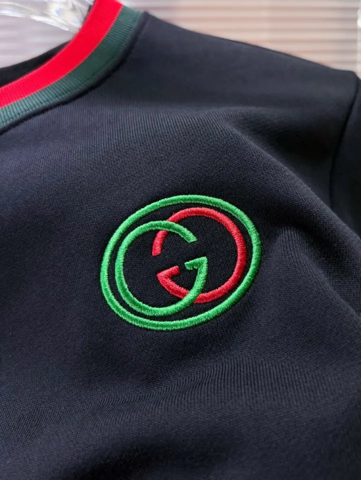 Gucci Logo印花圆领卫衣