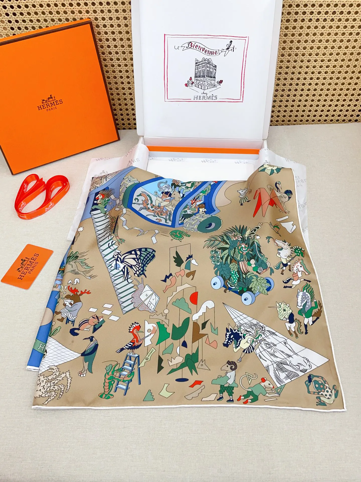 Hermès 丝巾 精致配饰
