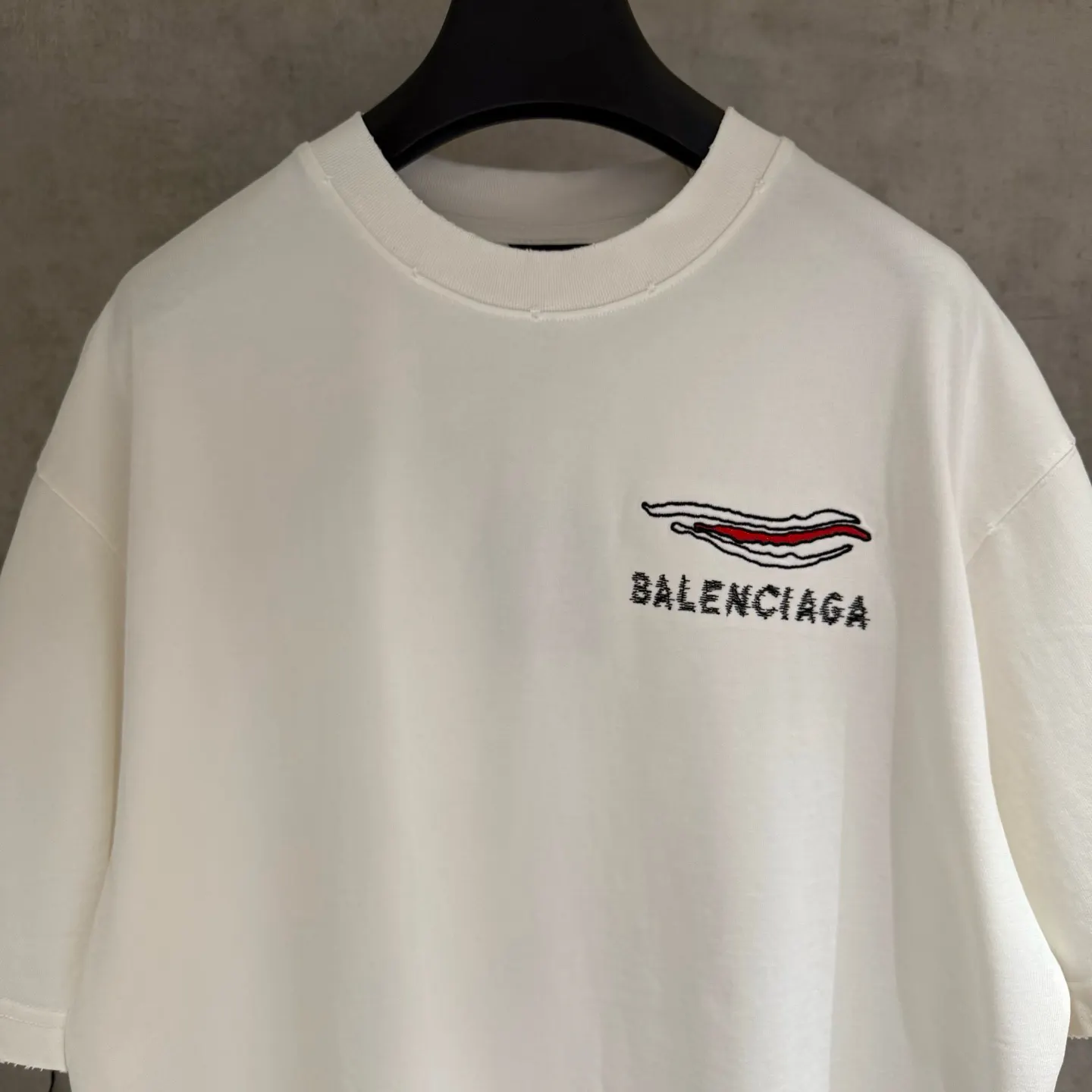 Balenciaga 25SS 刺绣 纯棉 短袖T恤