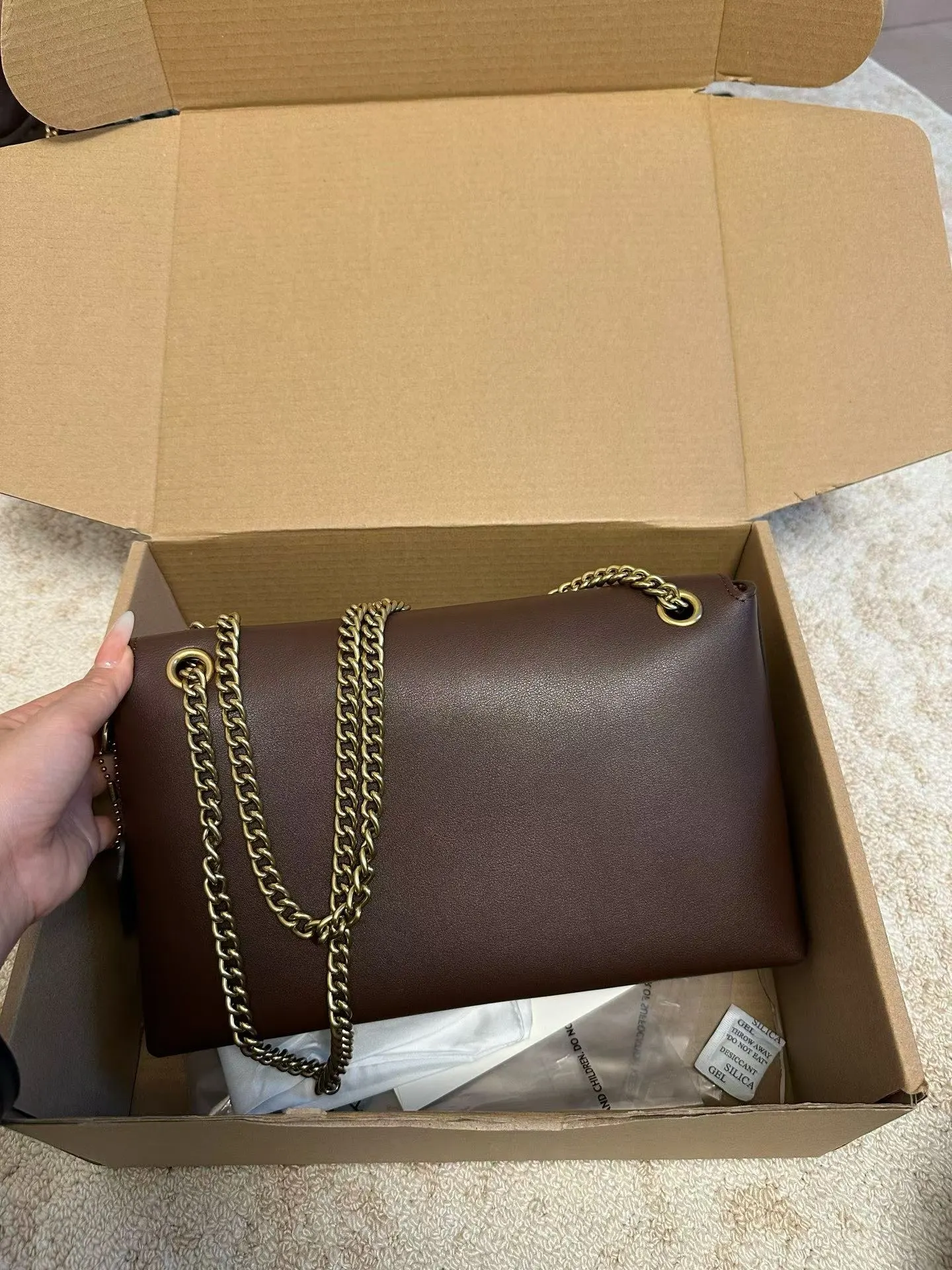 Top Handle Bag Leather