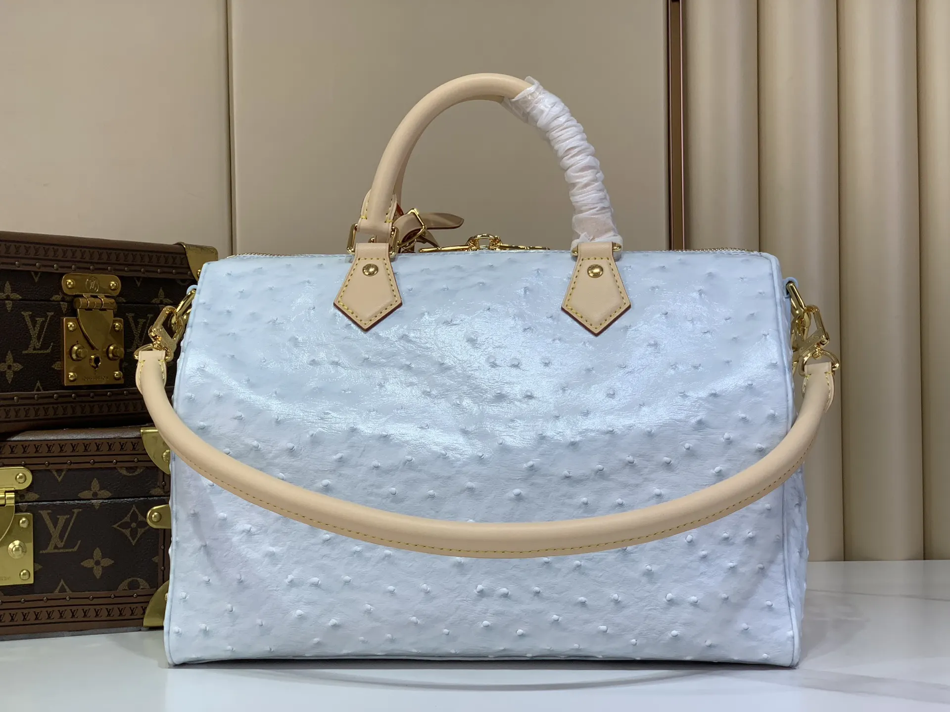 Blue Top Handle Bag Commuter Canvas