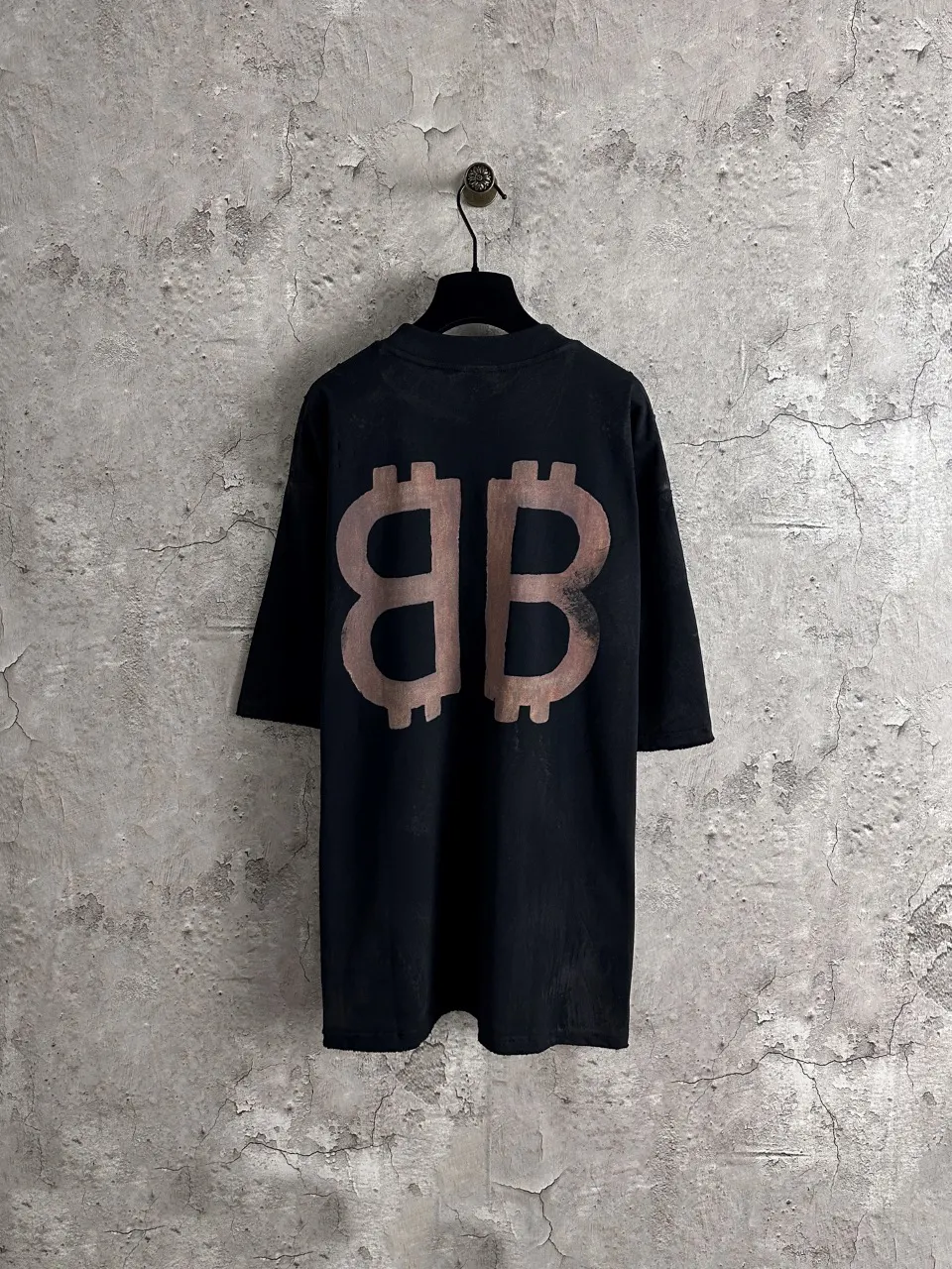 Balenciaga Black Short Sleeve T-Shirt Street