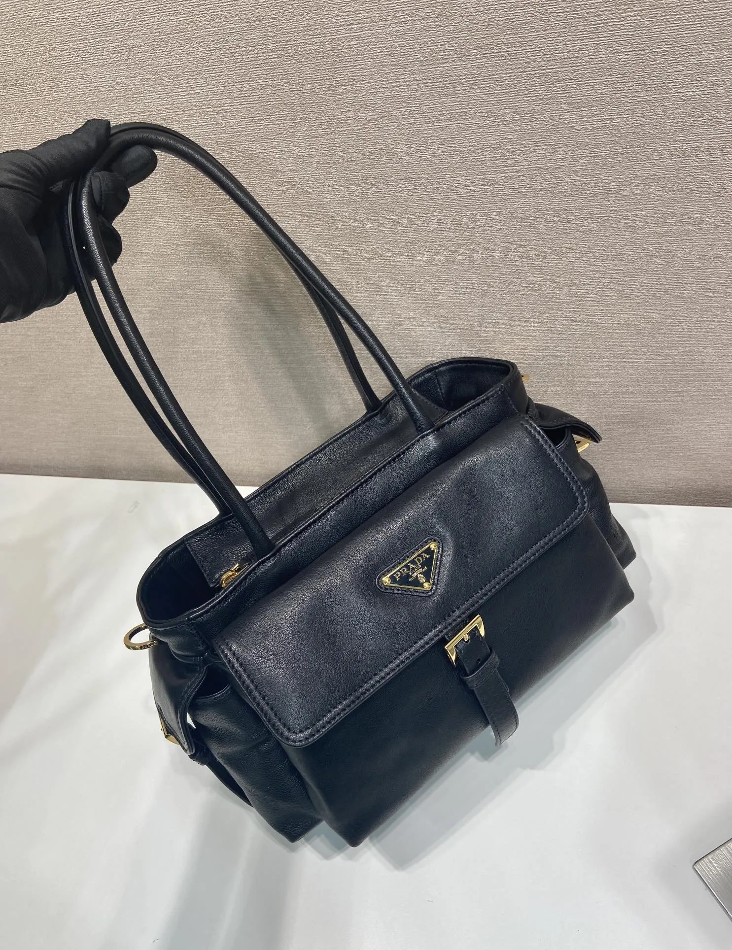 Prada Top Handle Bag Commuter
