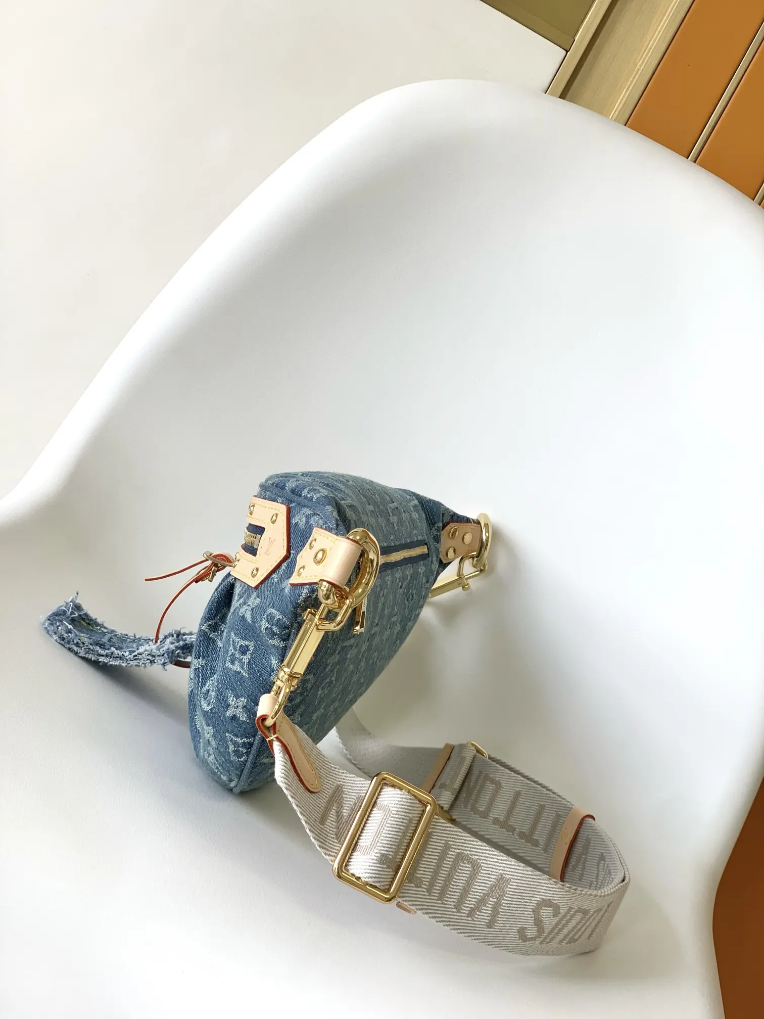 牛仔 丹宁 牛皮 腰包 休閒腰包款