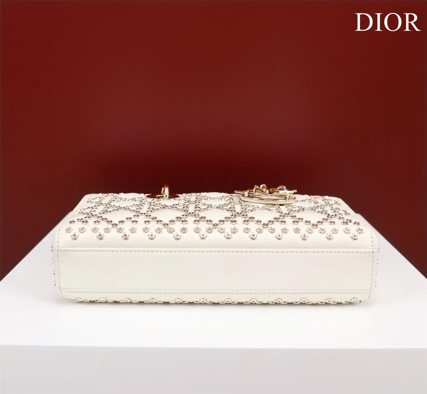 Dior 羊皮 进口 羊皮 纯手工戴妃包横版 手提包 通勤手提款