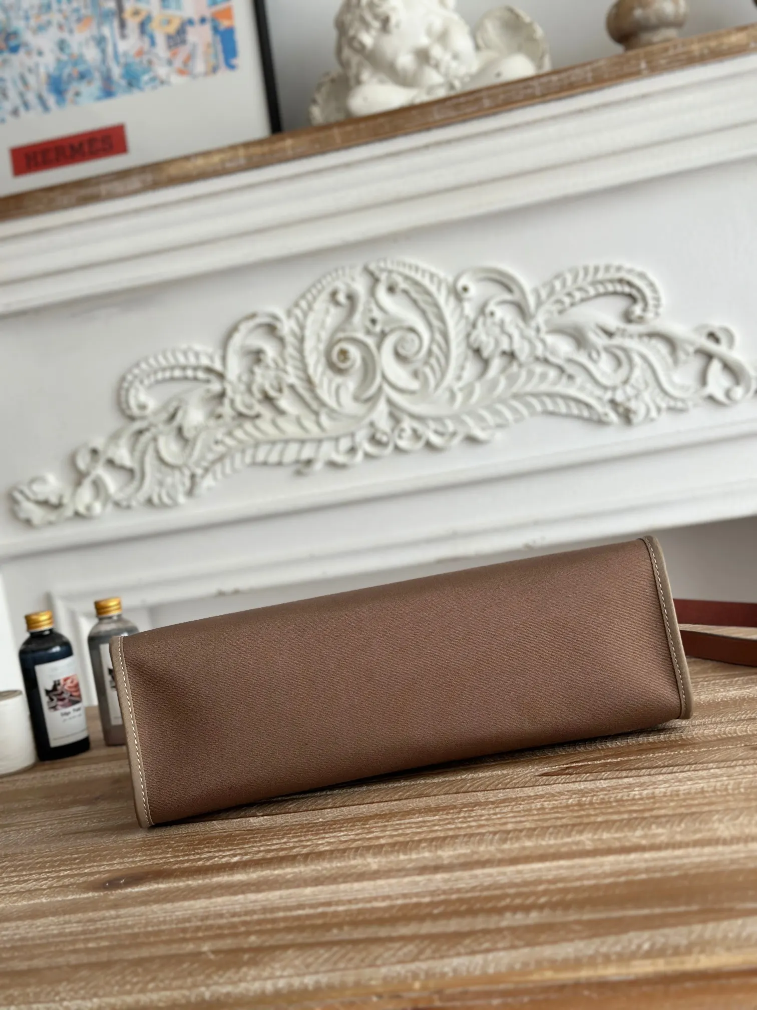 Hermes Kelly 帆布 手提包 实拍款01 精选款