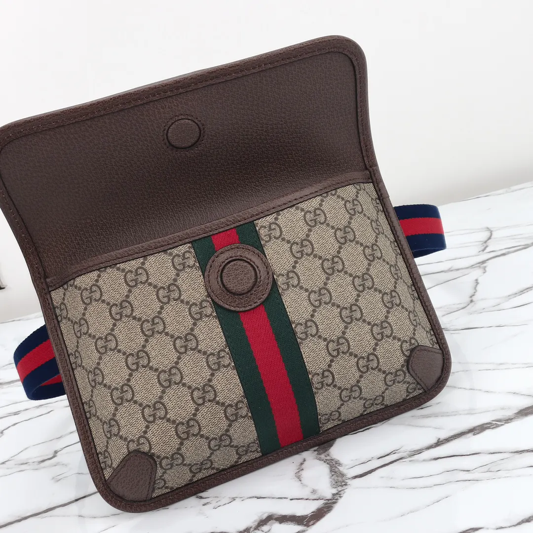 Gucci 款号 杏啡 尺寸 宽 腰包 休閒腰包款