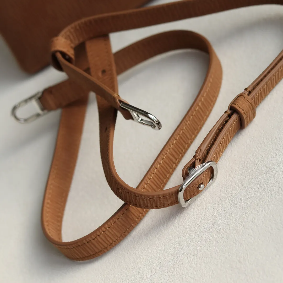 Brown Crossbody Bag Lightweight Leather