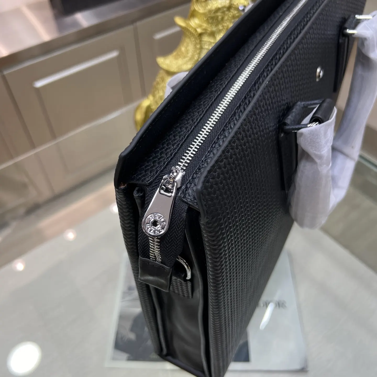 黑色 牛皮 MONTBLANC 万宝龙 黑 收納包 旅行收納款