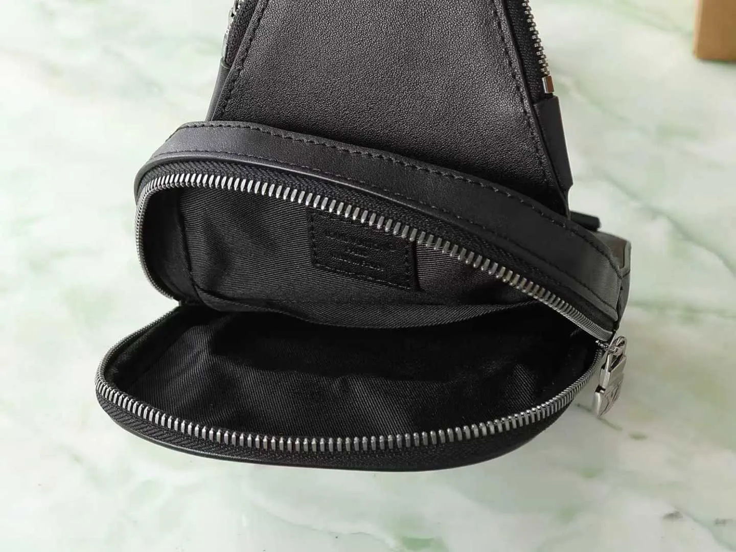 Black Organizer Pouch Travel Canvas
