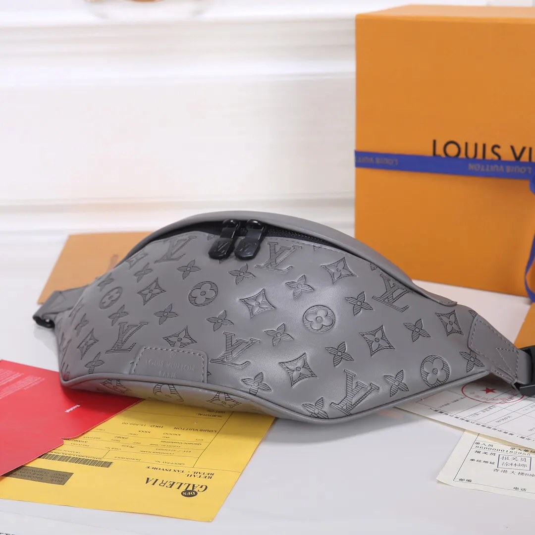 Louis Vuitton Blue Shoulder Bag Leather