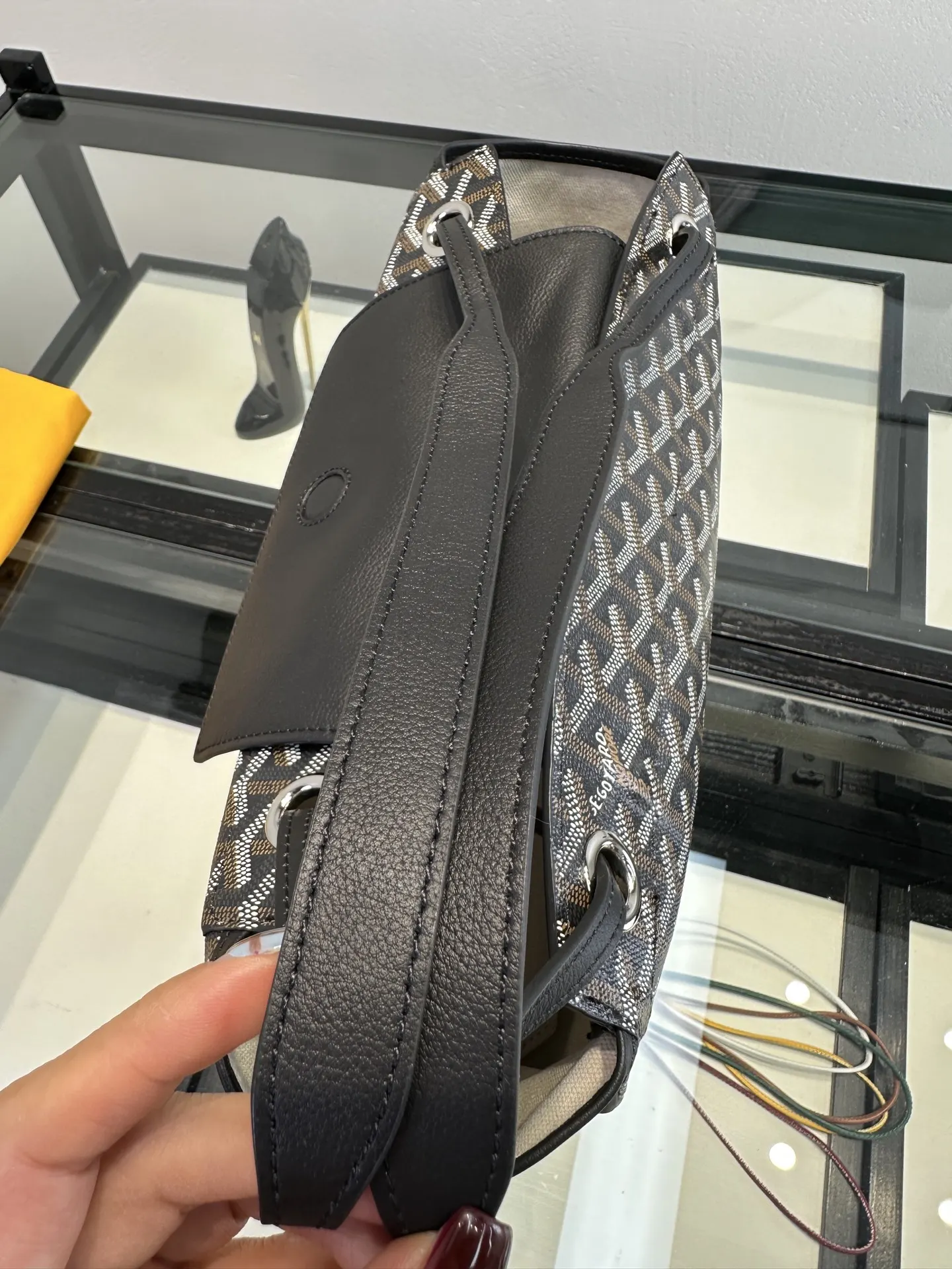 Goyard Black Organizer Pouch Travel Casual
