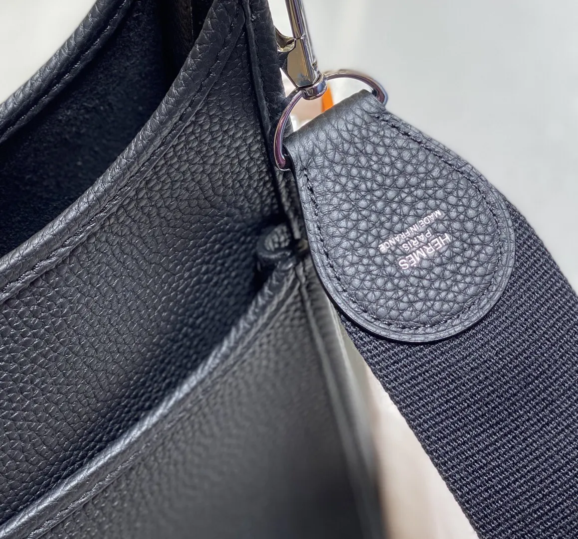 Hermes Evelyne Leather Crossbody Bag Classic
