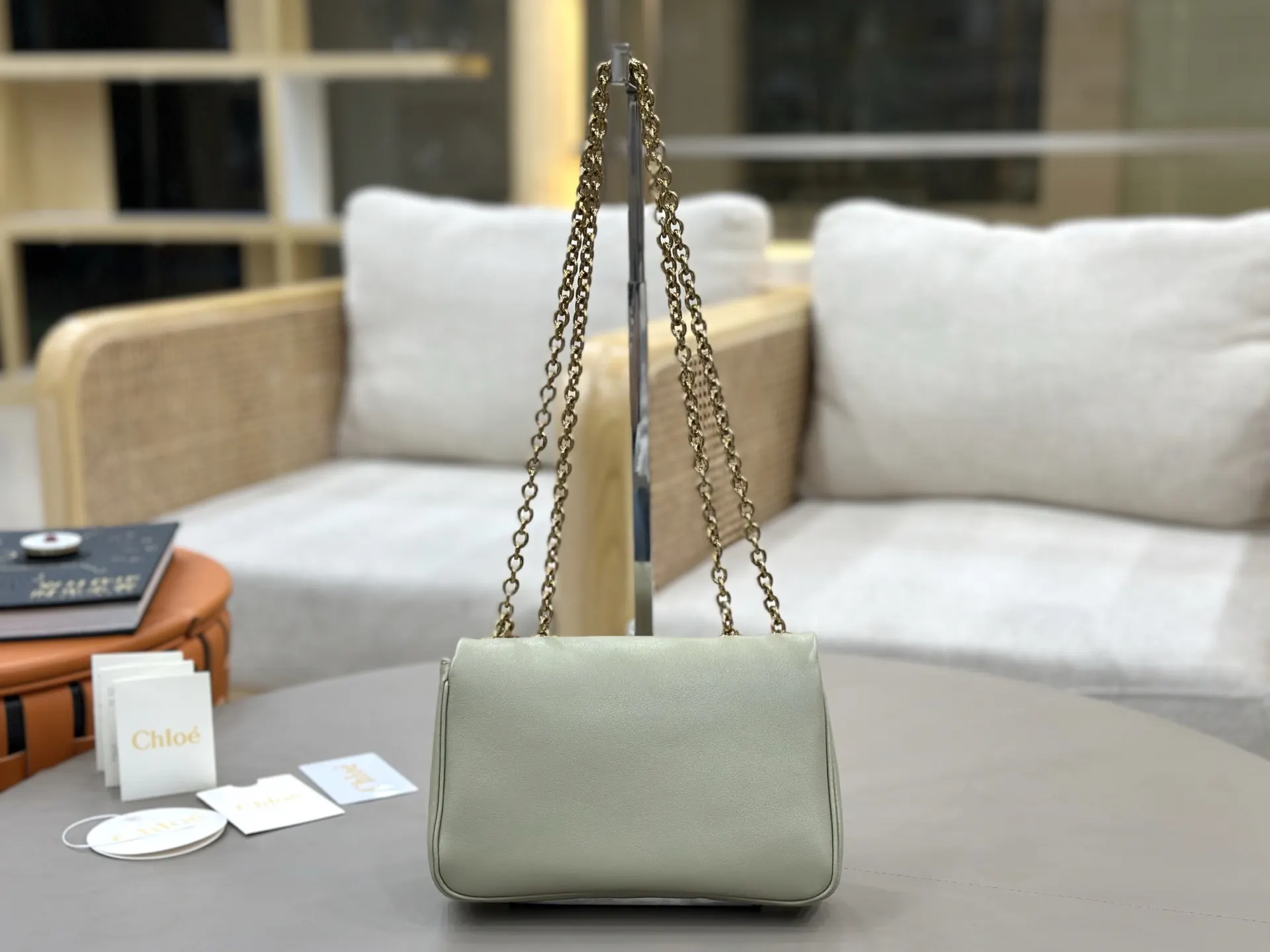 Chain Bag Commuter Leather