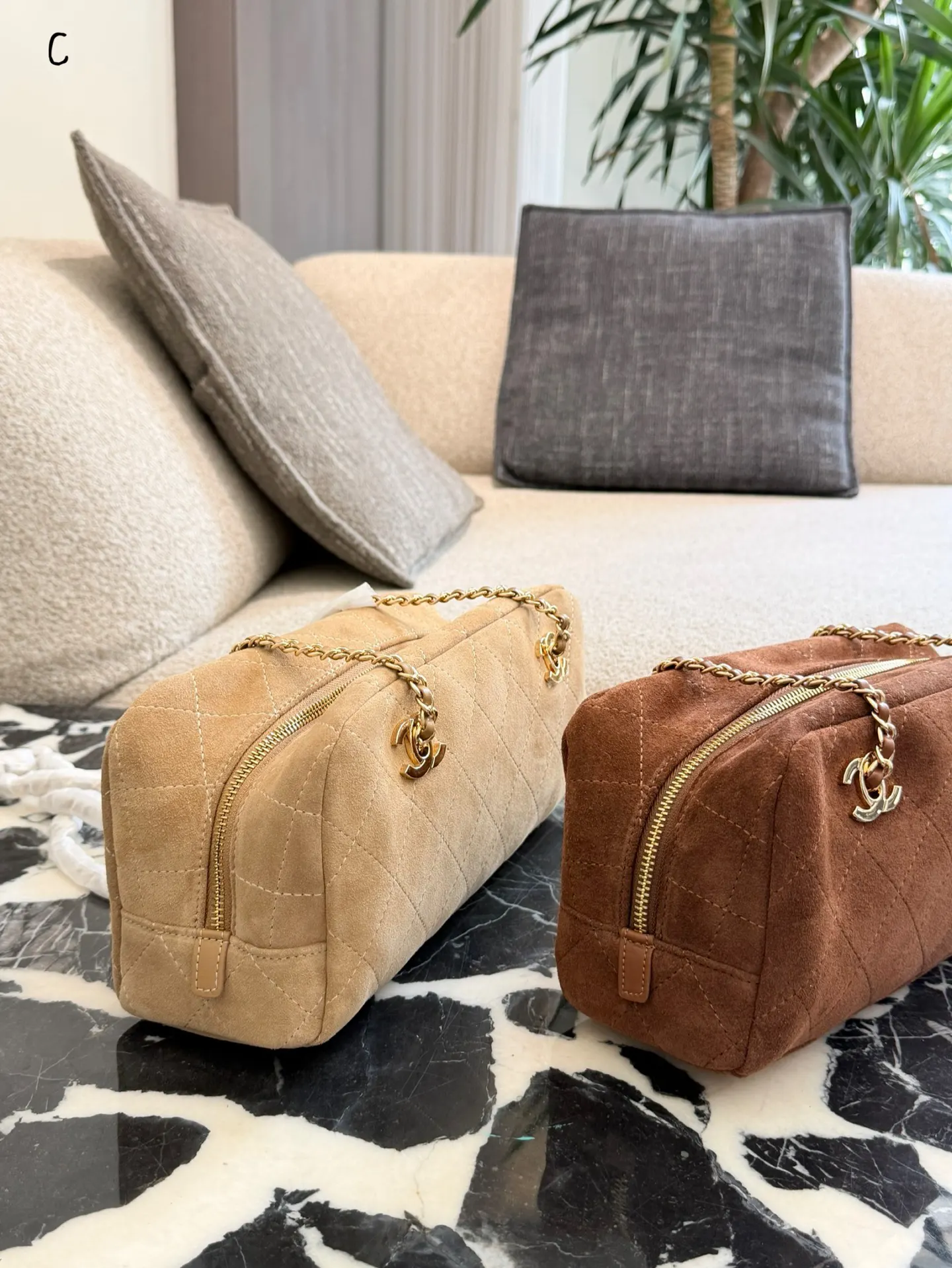 Chanel Brown Chain Bag