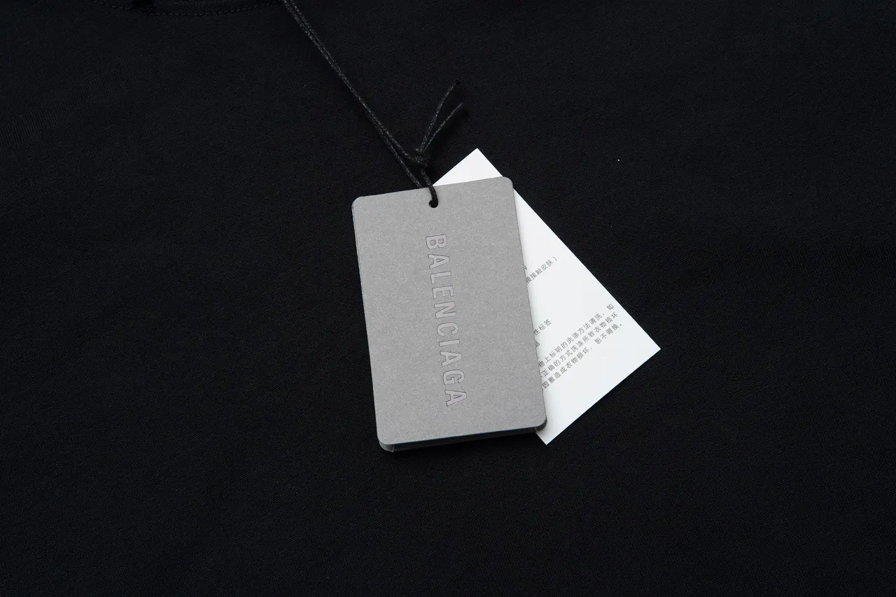 Balenciaga 黑色 短袖T恤