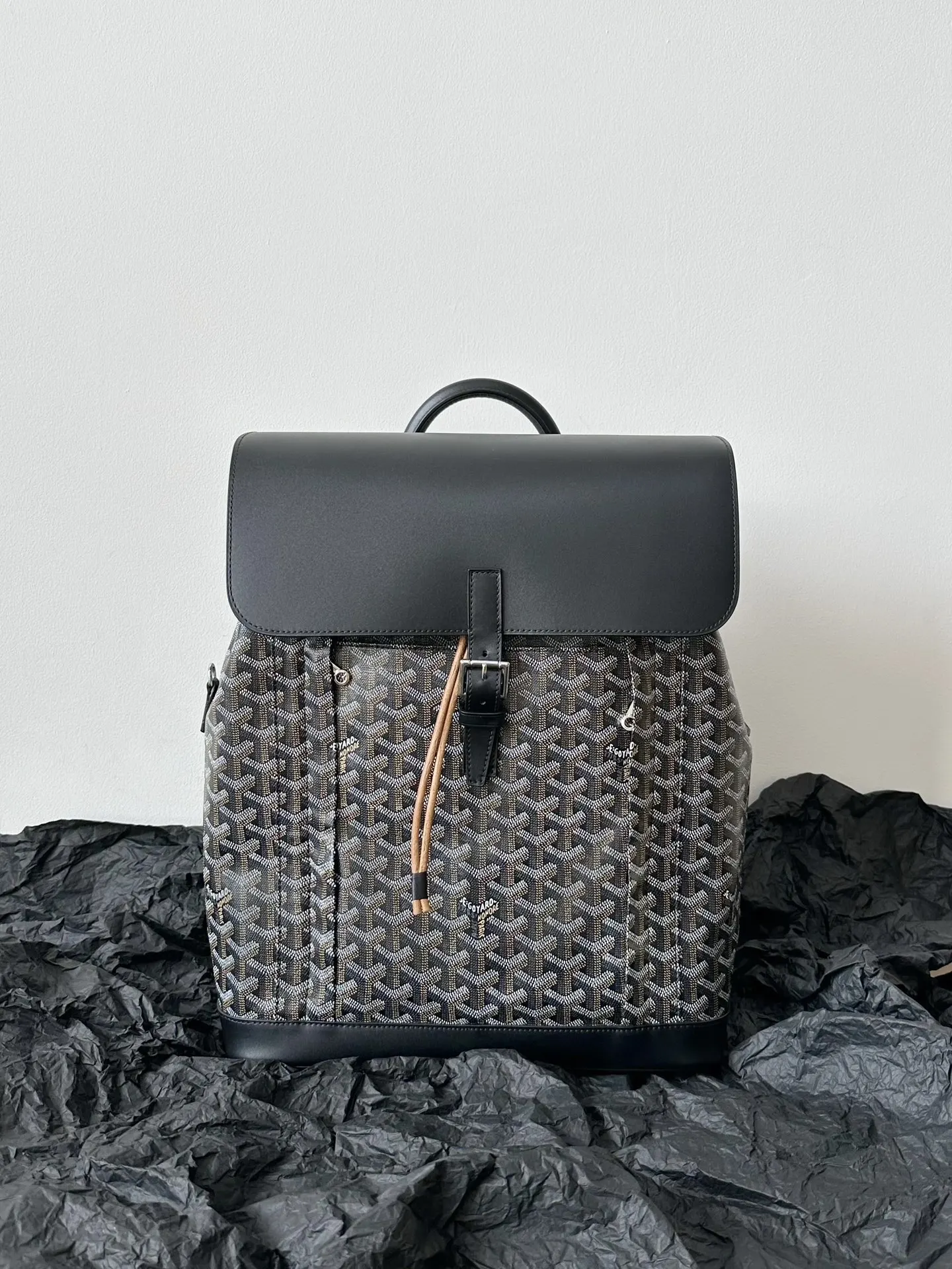 Black Monogram Backpack Travel