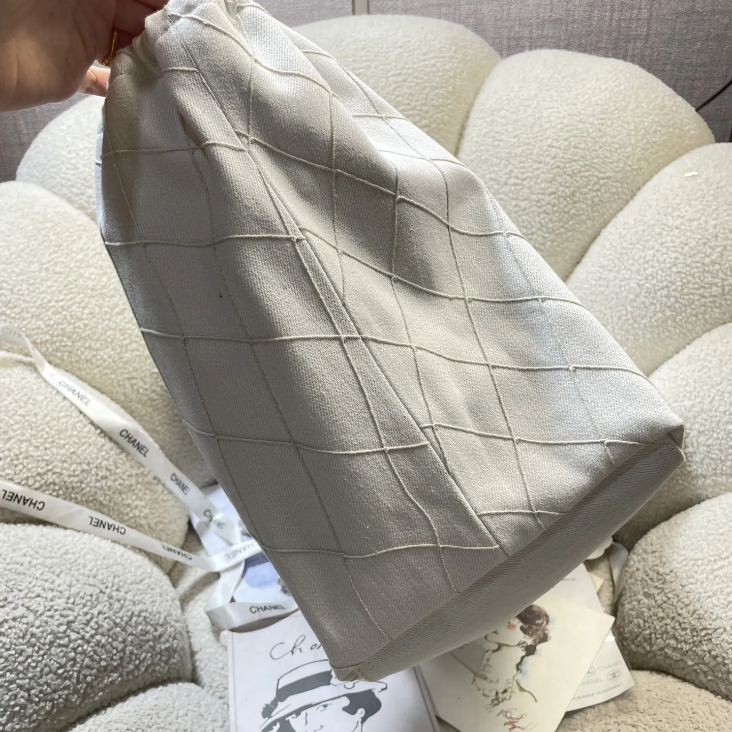 White Tote Bag Canvas