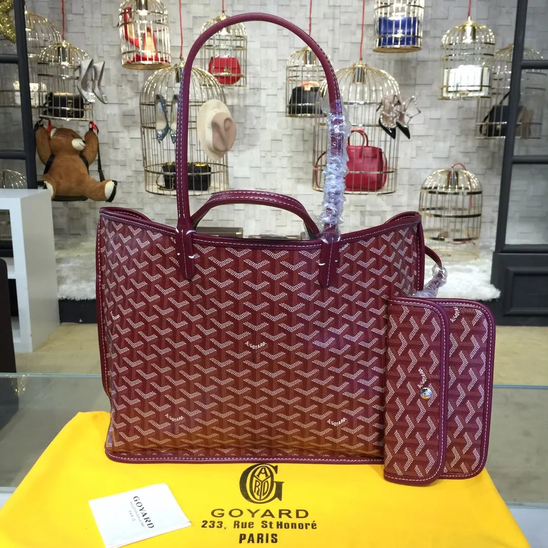 Goyard 戈雅 双面可用 充满法式优雅 订制Y字母涂鸦料 皮轻 旅行包 大容量旅行款