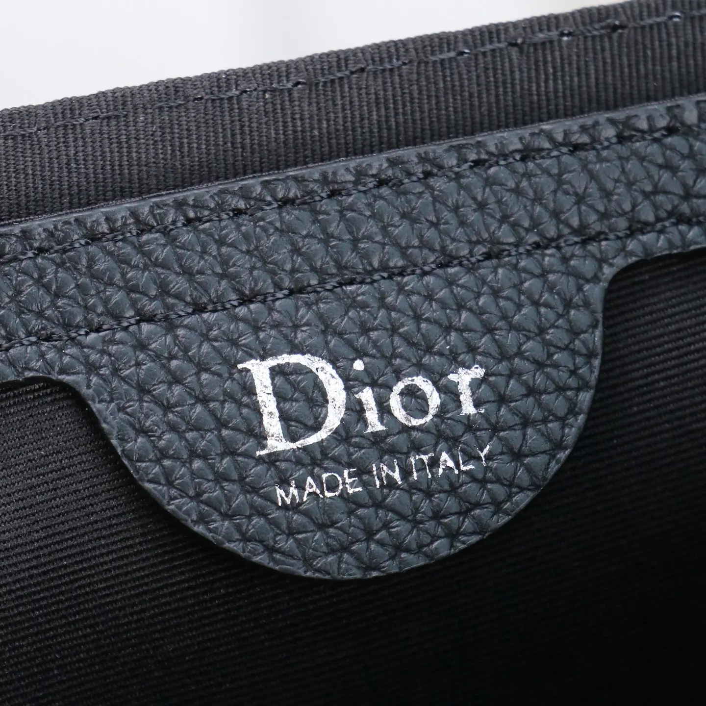 Dior Saddle 黑色牛皮信使包 手提斜挎 手提包