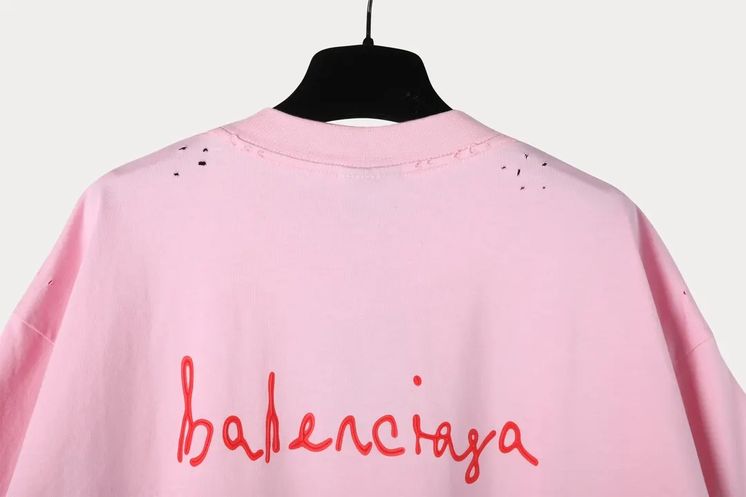 Balenciaga Logo Short Sleeve T-Shirt Street