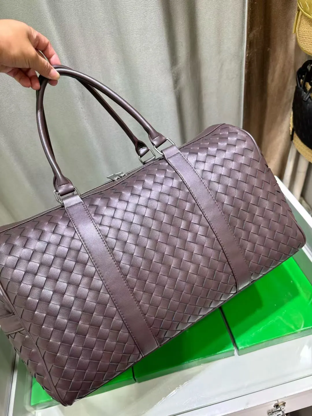 Bottega Veneta 牛皮 旅行包 大容量旅行款
