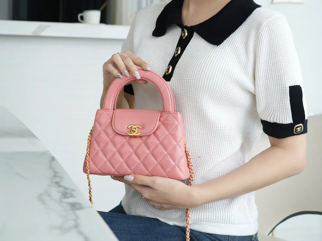 CHANEL 黑色 羊皮 手提包 通勤手提款