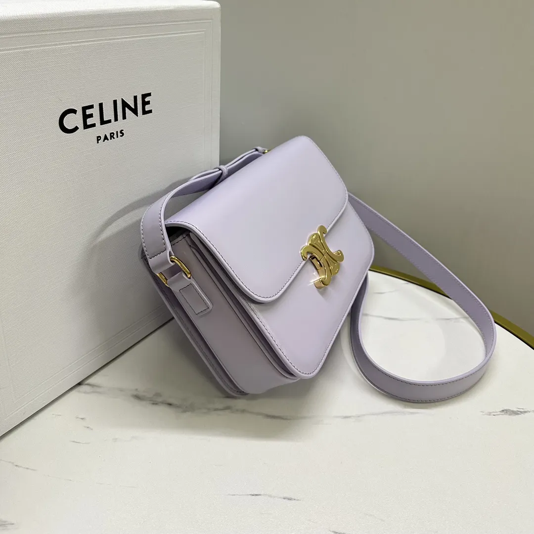 Celine Triomphe 牛皮 斜背包 輕便斜挎款