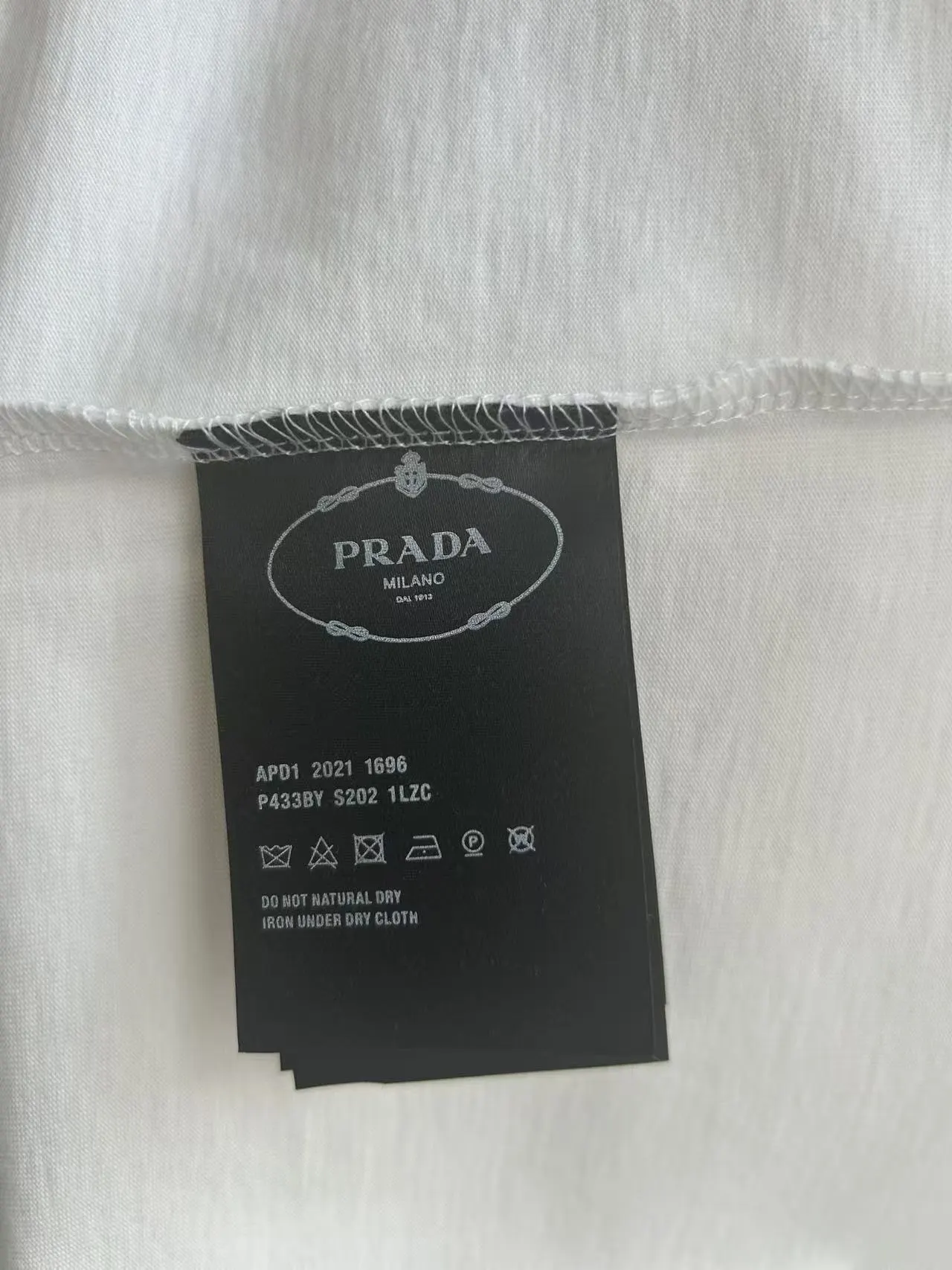 Prada 棉质 三角标 短袖T恤