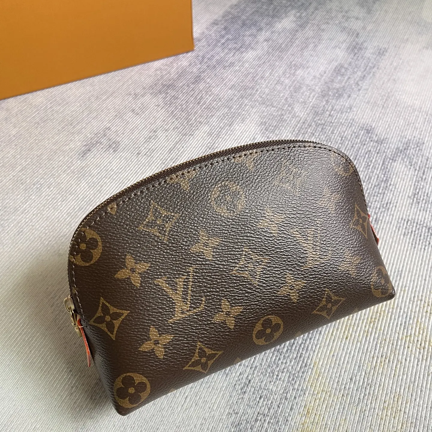 金色 帆布 化妆包 便携收纳款