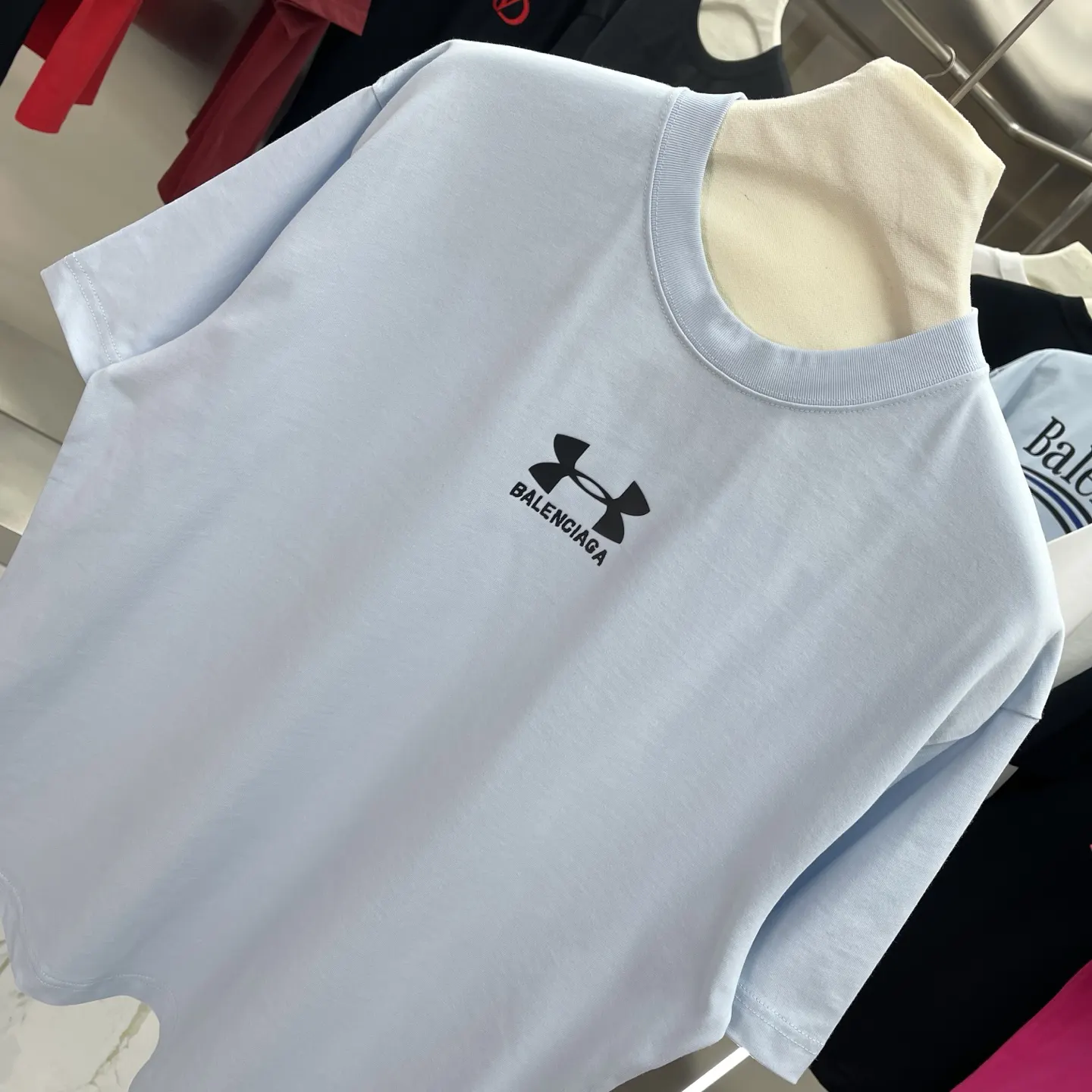 Balenciaga 黑色 纯棉 短袖T恤