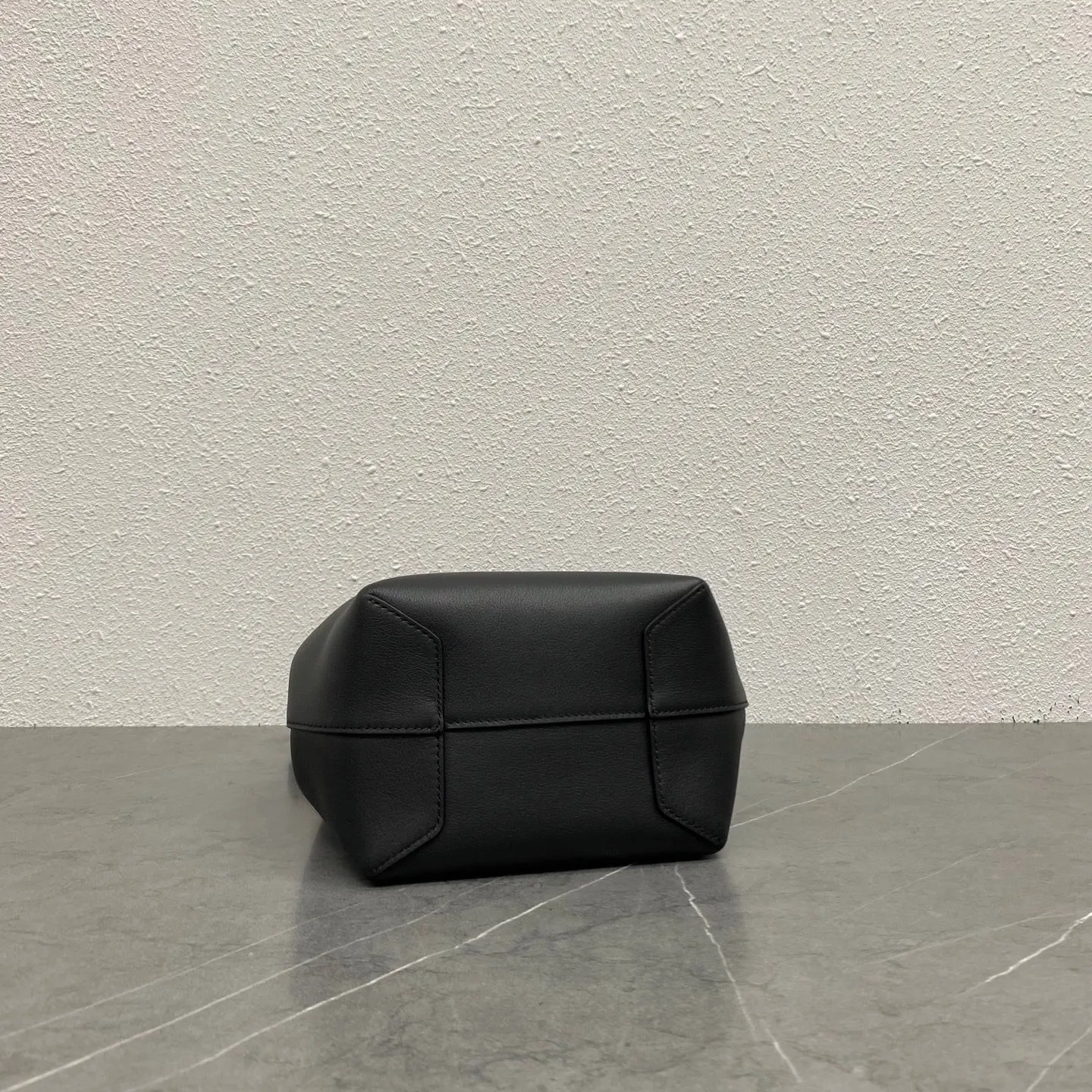 Black Hobo Shoulder Bag Vintage Leather