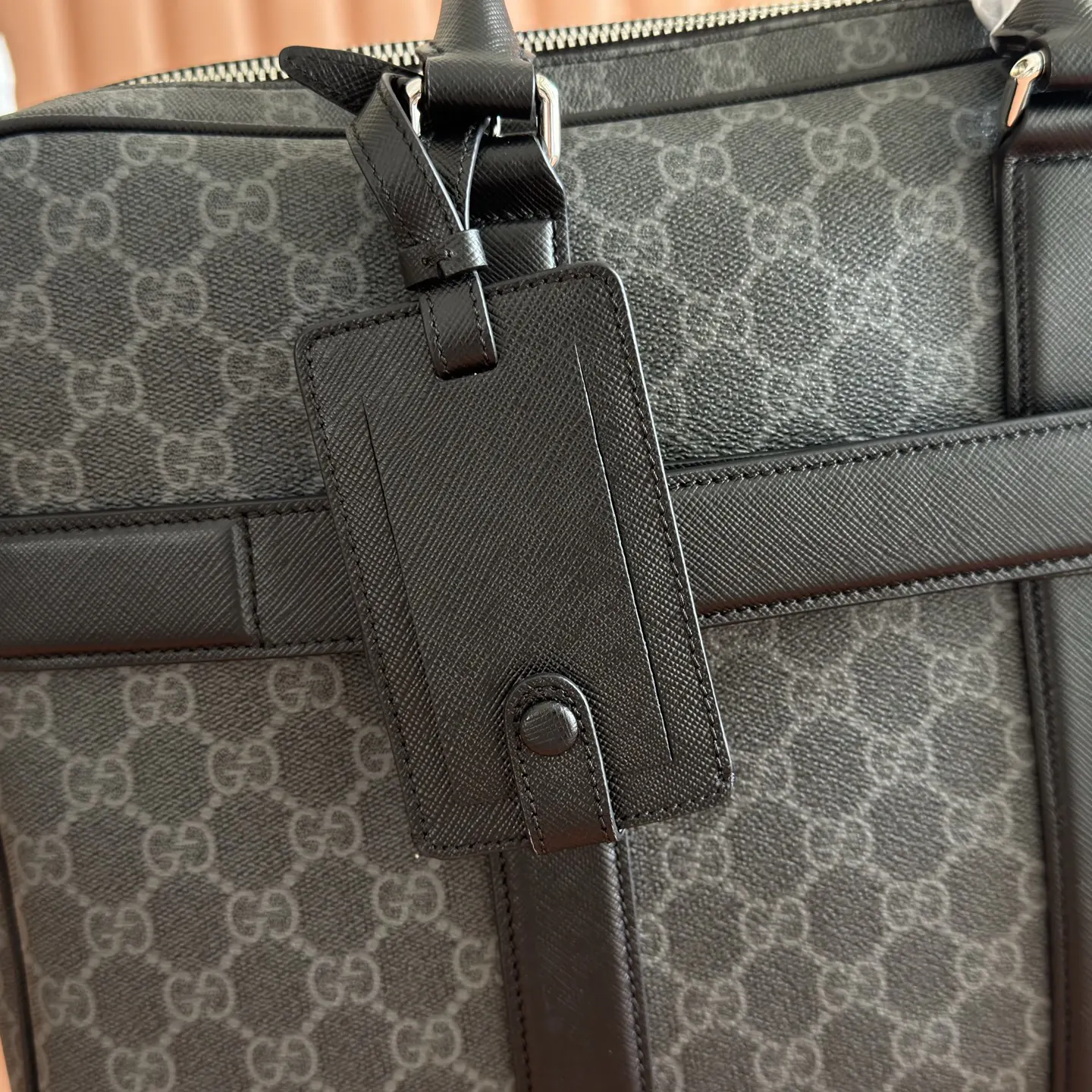 Black White Briefcase Business Commuter