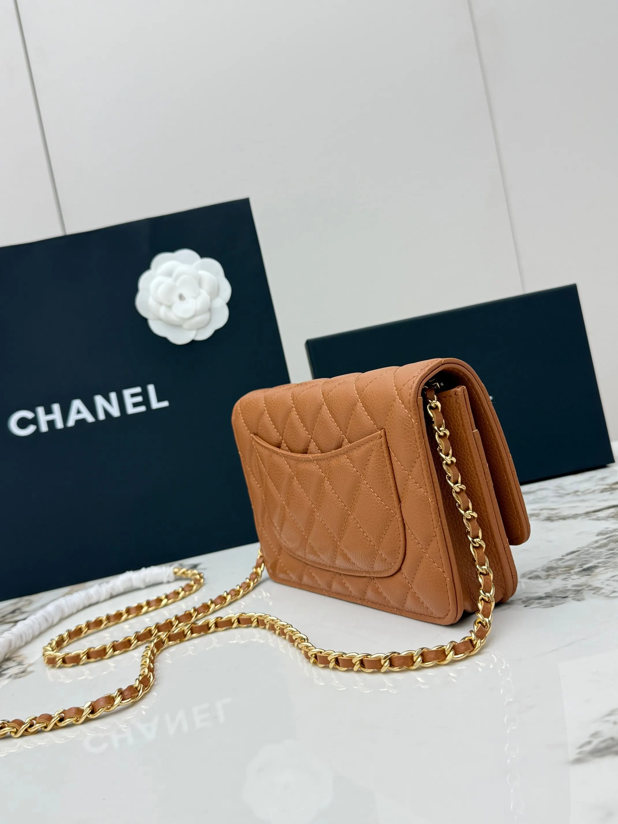 CHANEL 小牛皮 链条包 精致链条款