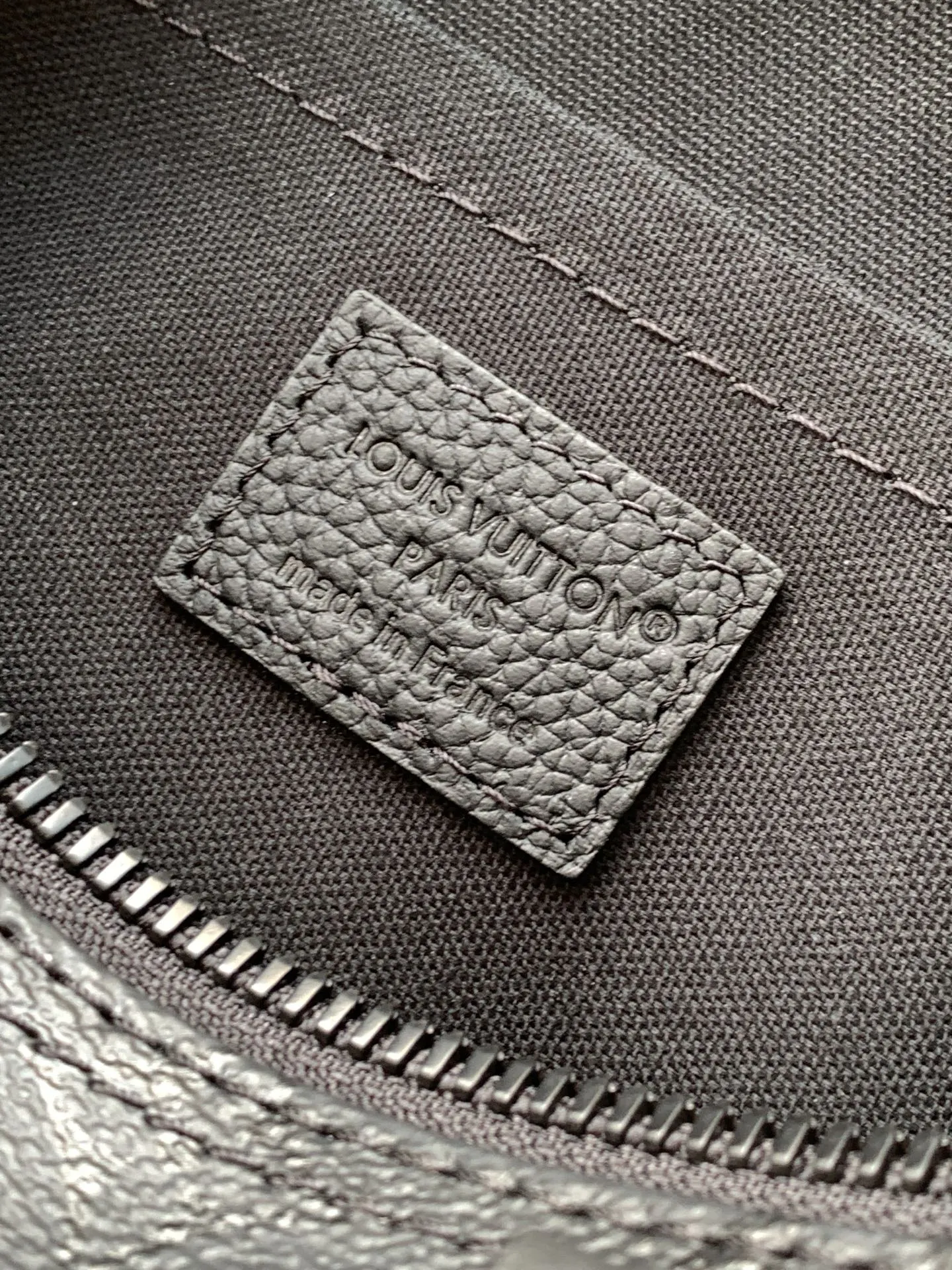 LV Black Embossed Travel Bag Image 9 LV Black Embossed Travel Bag Image 9