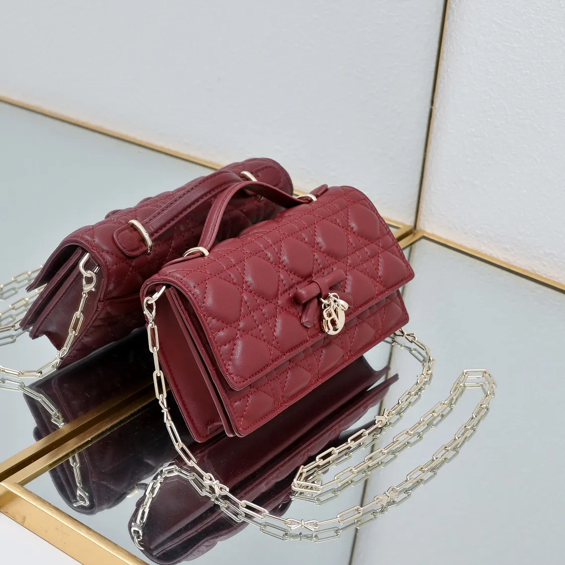 Dior Lady Dior Lady 牛皮手提包