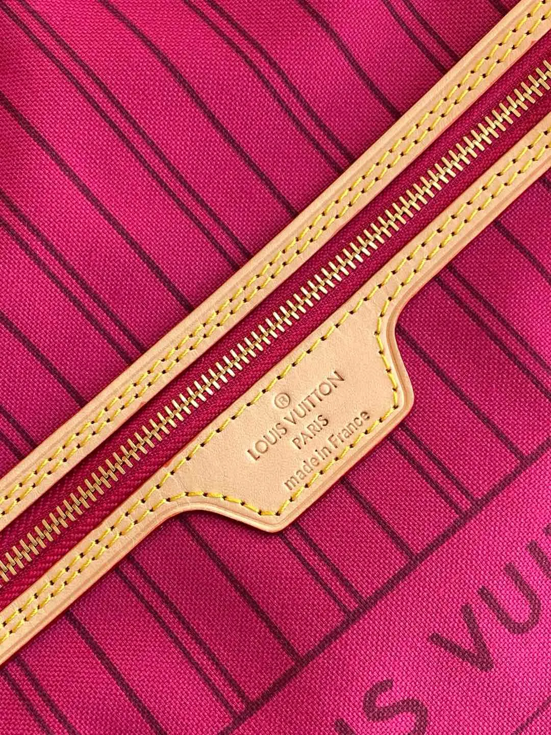 Neverfull 老花 牛皮 托特包 大容量托特款
