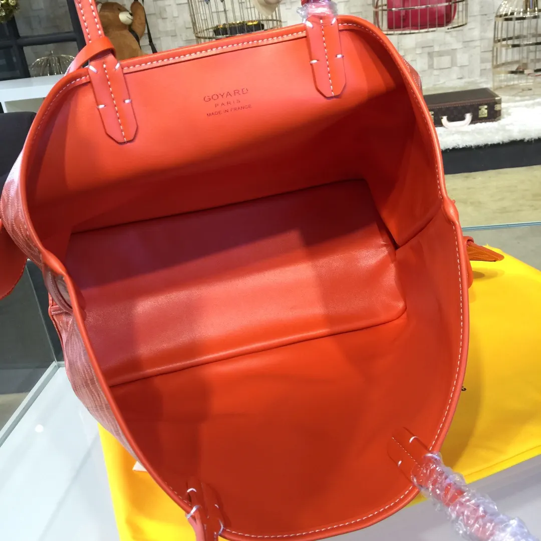 Goyard 戈雅 双面可用 充满法式优雅 订制Y字母涂鸦料 皮轻 旅行袋 大容量旅行款