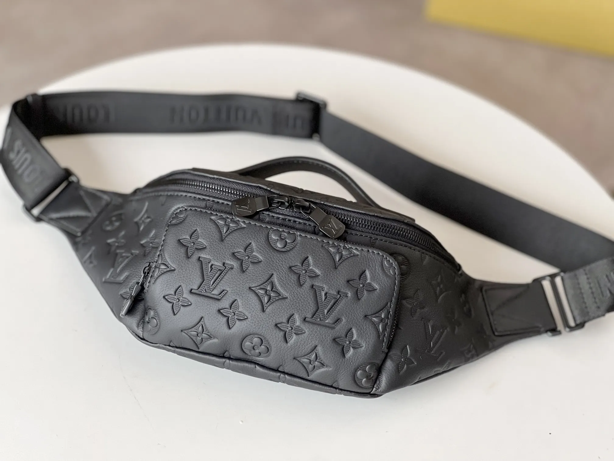 Black Belt Bag Casual Leather
